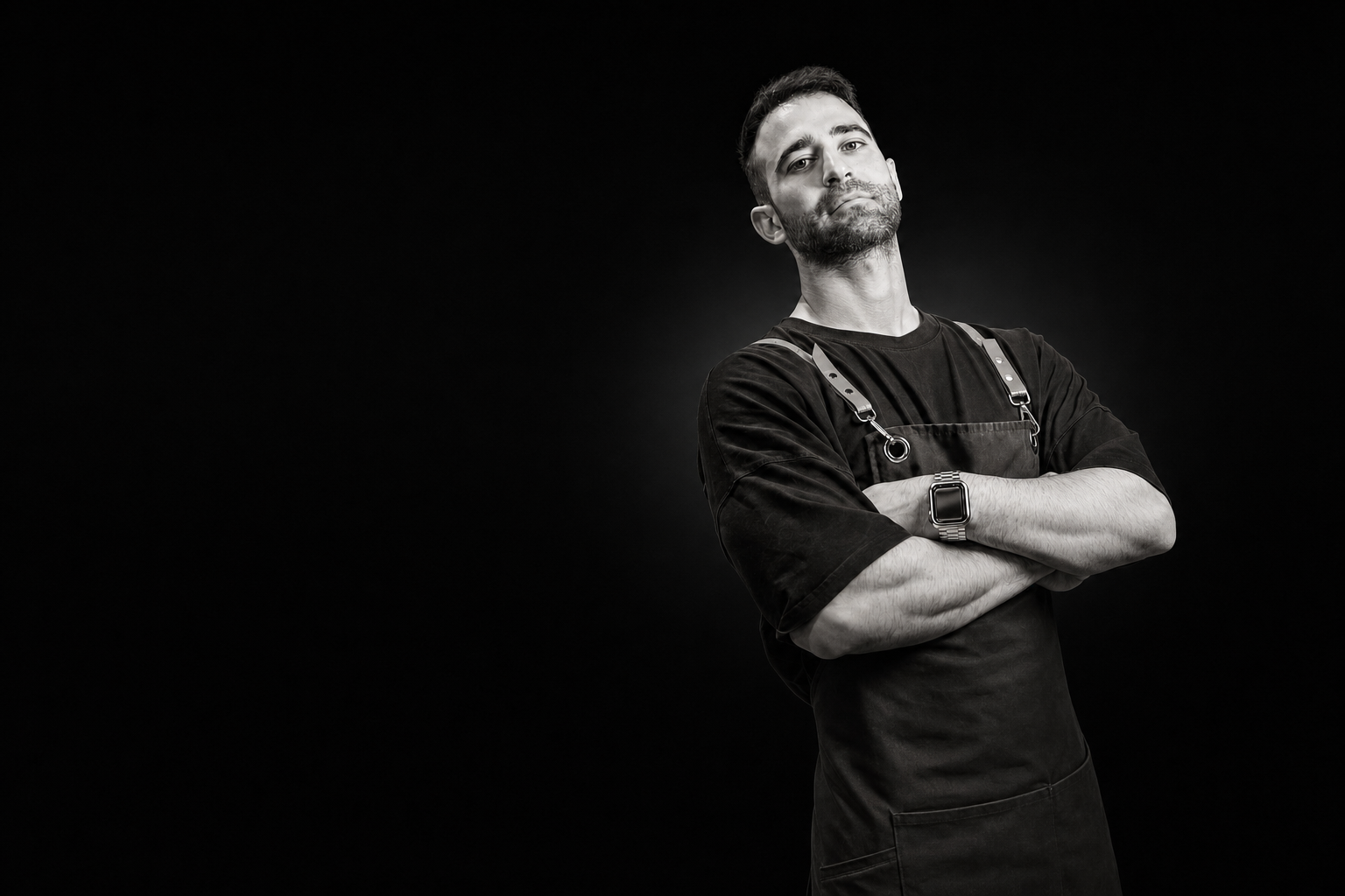 Cristóbal Sánchez, barbero de CS BARBER